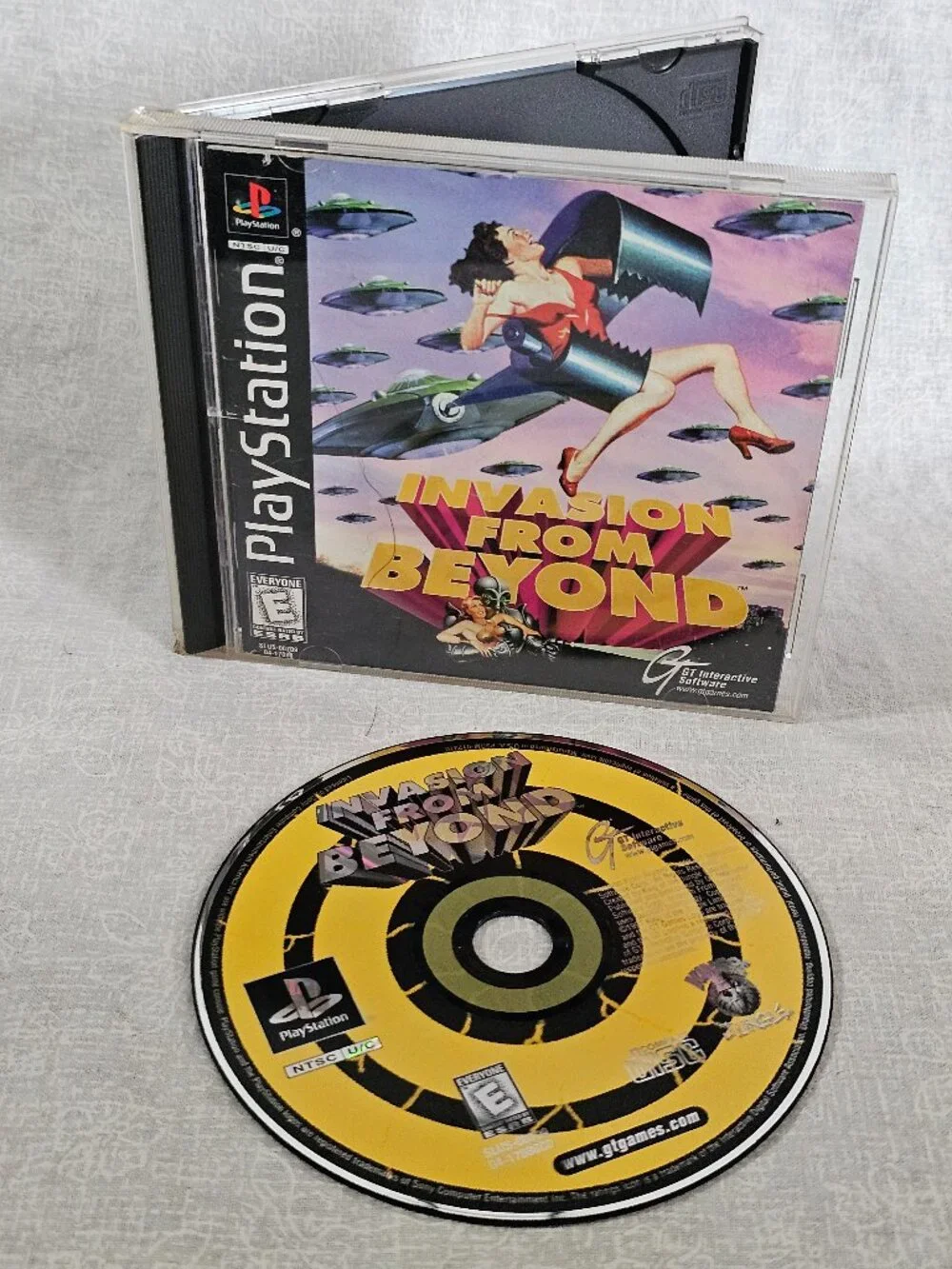 Invasion From Beyond PS1 PlayStation 1 Complete CIB Disc Good Tested Retro Game